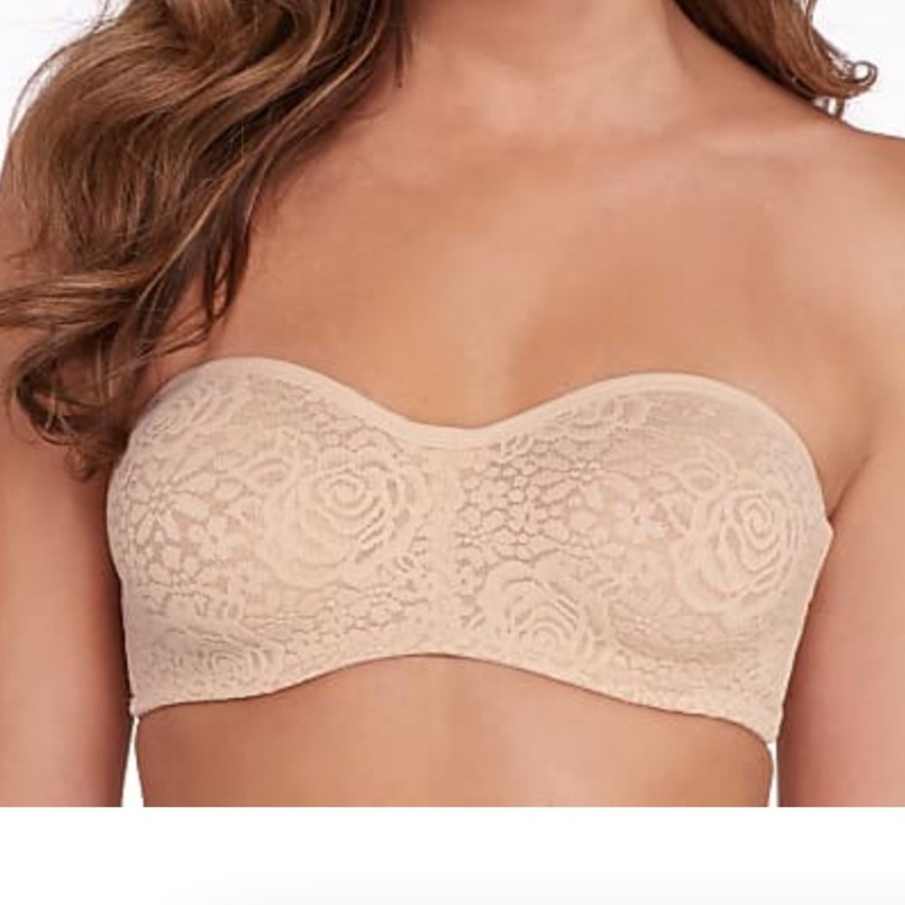 Wacoal Halo strapless bra beige 32DDD